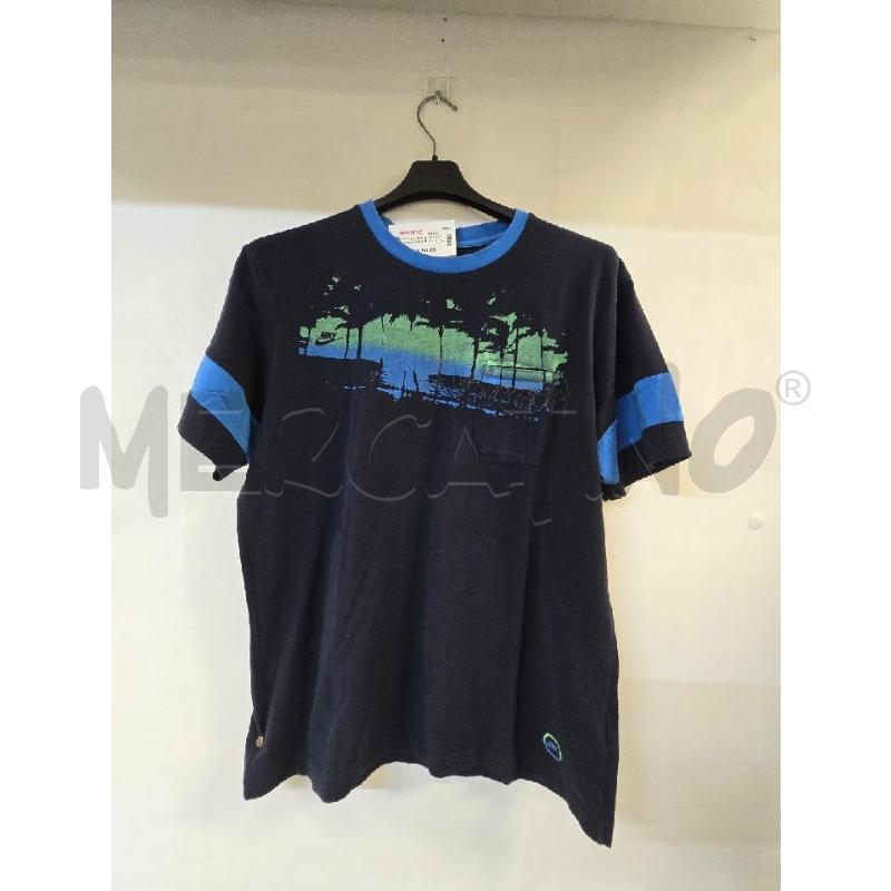 MAGLIA UOMO NIKE BLU SCURO COLLO BLU CHIARO | Mercatino dell'Usato Acerra 1