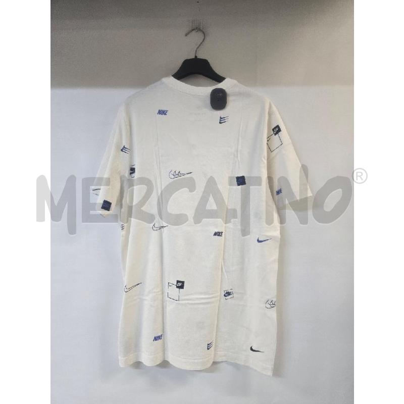 MAGLIA UOMO NIKE TEE BIANCO SCRITTE BLU | Mercatino dell'Usato Acerra 2