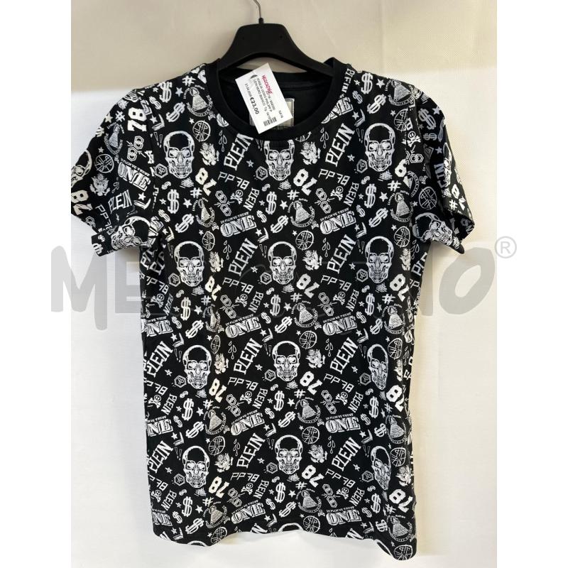 MAGLIA UOMO PHILIPP PLEIN NERO BIANCO | Mercatino dell'Usato Acerra 1