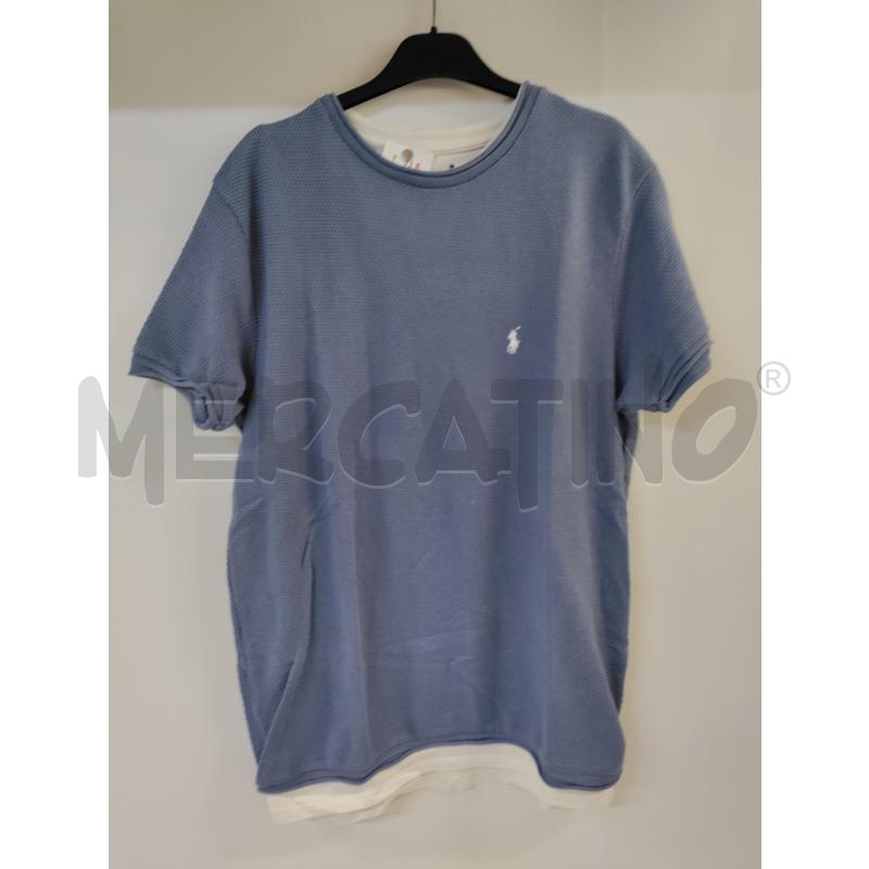 MAGLIA UOMO POLO BLU BIANCO | Mercatino dell'Usato Acerra 1