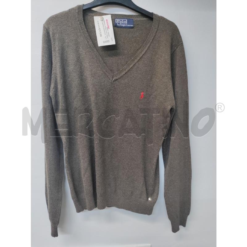 MAGLIA UOMO POLO RALPH LAUREN MARRONE | Mercatino dell'Usato Acerra 1