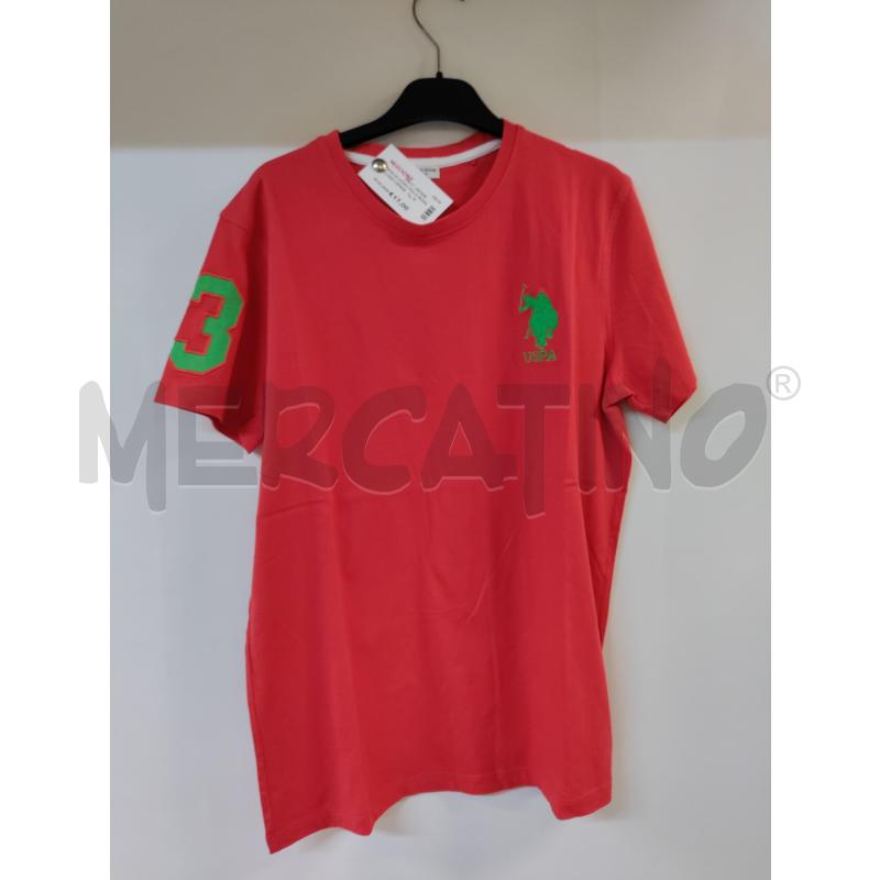 MAGLIA UOMO POLO ROSSO LOGO VERDE | Mercatino dell'Usato Acerra 1