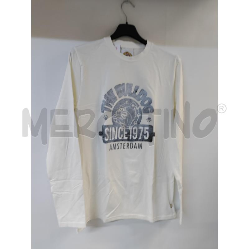 MAGLIA UOMO THE BULLDOG BIANCO GRIGIO | Mercatino dell'Usato Acerra 1