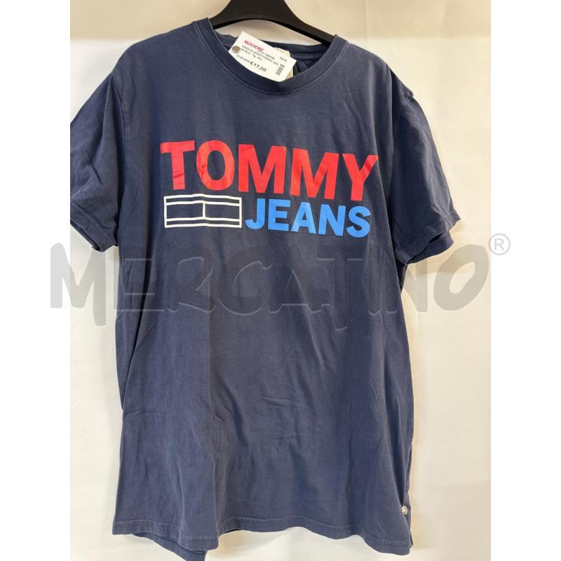 MAGLIA UOMO TOMMY JEANS BLU  | Mercatino dell'Usato Acerra 1