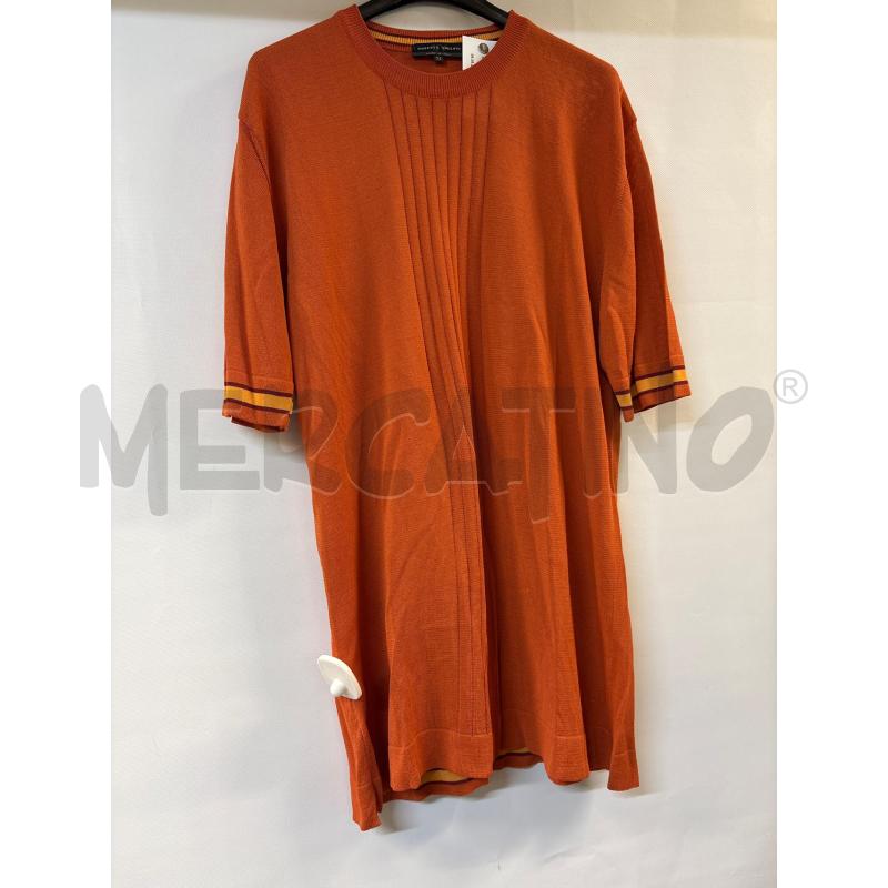 MAGLIA UOMO UMBERTO VALLATI ARANCIONE | Mercatino dell'Usato Acerra 1