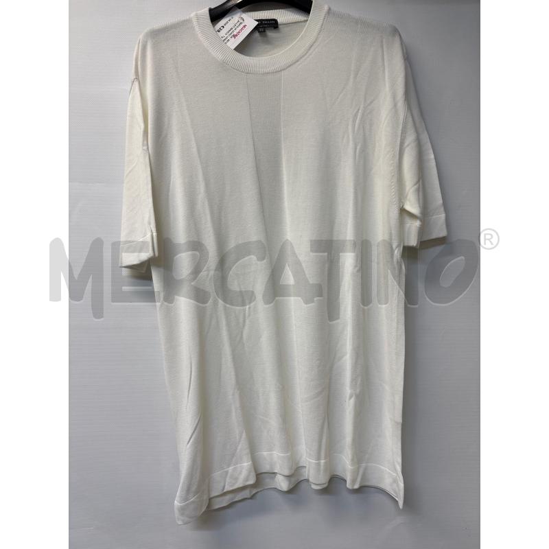 MAGLIA UOMO UMBERTO VALLATI BIANCO | Mercatino dell'Usato Acerra 1