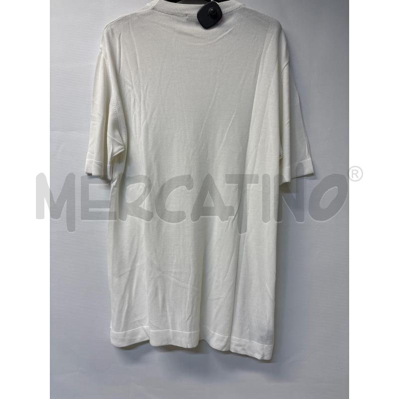 MAGLIA UOMO UMBERTO VALLATI BIANCO | Mercatino dell'Usato Acerra 3