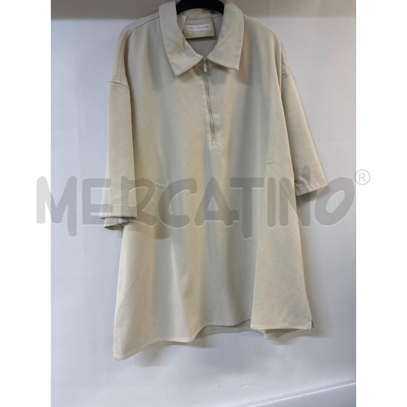 MAGLIA UOMO ZARA CON COLLETTO BEIGE | Mercatino dell'Usato Acerra 1