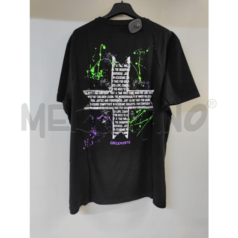 MAGLIA UOMO ZU ELEMENTS NERO LOGO BIANCO | Mercatino dell'Usato Acerra 2