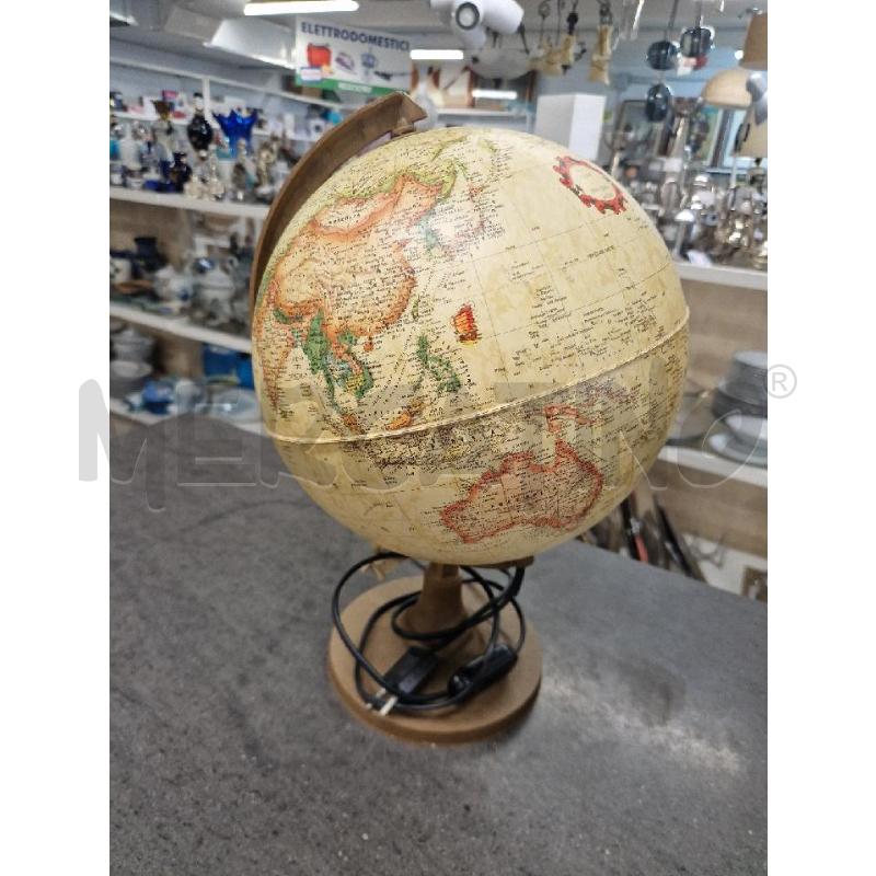MAPPAMONDO GLOBO ANTICO MARRONE | Mercatino dell'Usato Acerra 1