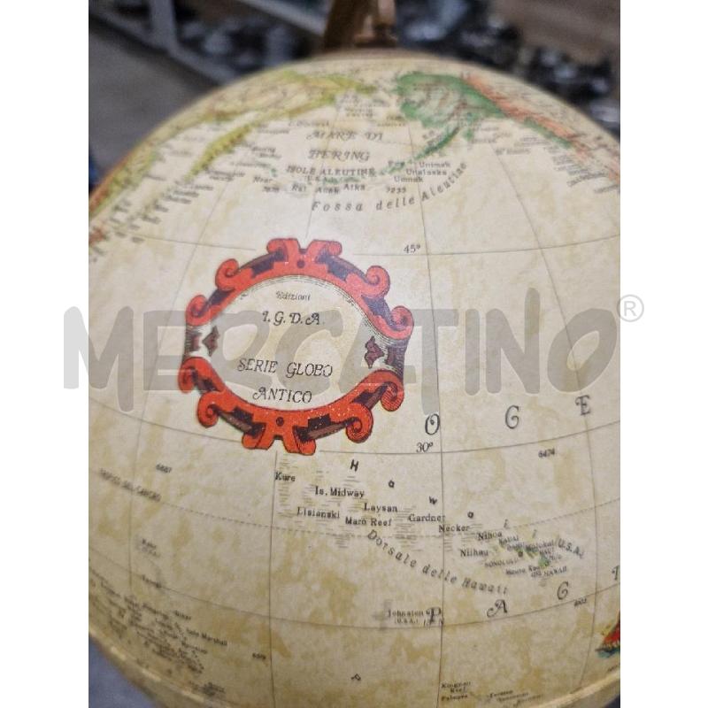 MAPPAMONDO GLOBO ANTICO MARRONE | Mercatino dell'Usato Acerra 2