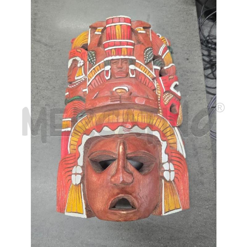 MASCHERA ETNICA VOLTI FIGURA DRAGO | Mercatino dell'Usato Acerra 1