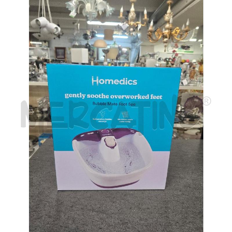 MASSAGGIA PIEDI HOMEDICS BIANCO VIOLA | Mercatino dell'Usato Acerra 1