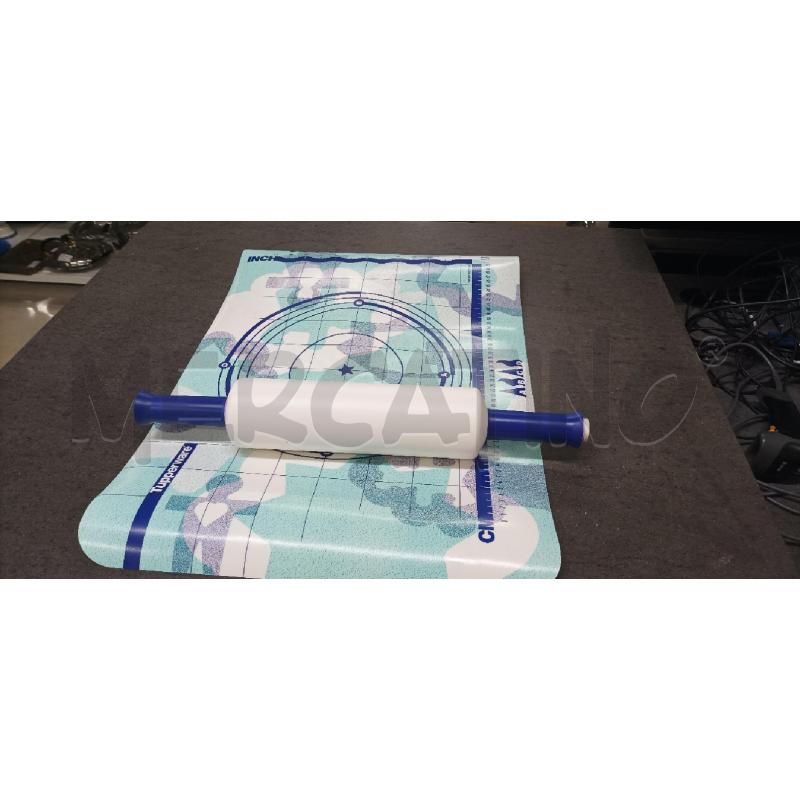 MATTARELLO BIANCO BLU +TAPPETTO | Mercatino dell'Usato Acerra 1