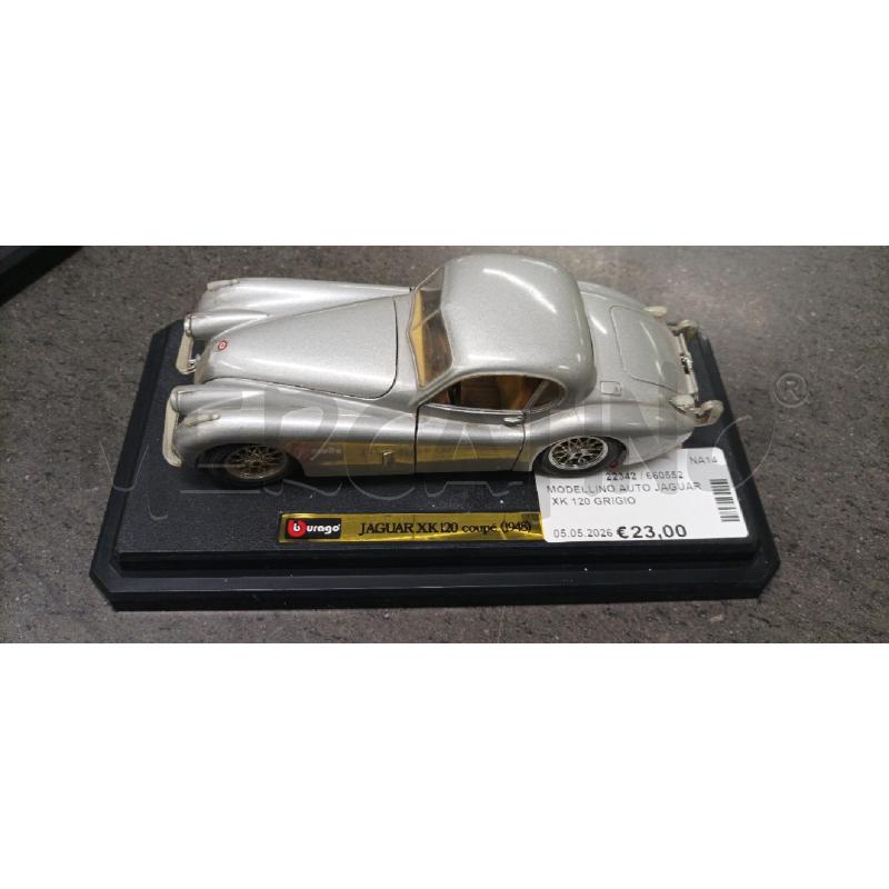 MODELLINO AUTO JAGUAR XK 120 GRIGIO | Mercatino dell'Usato Acerra 1