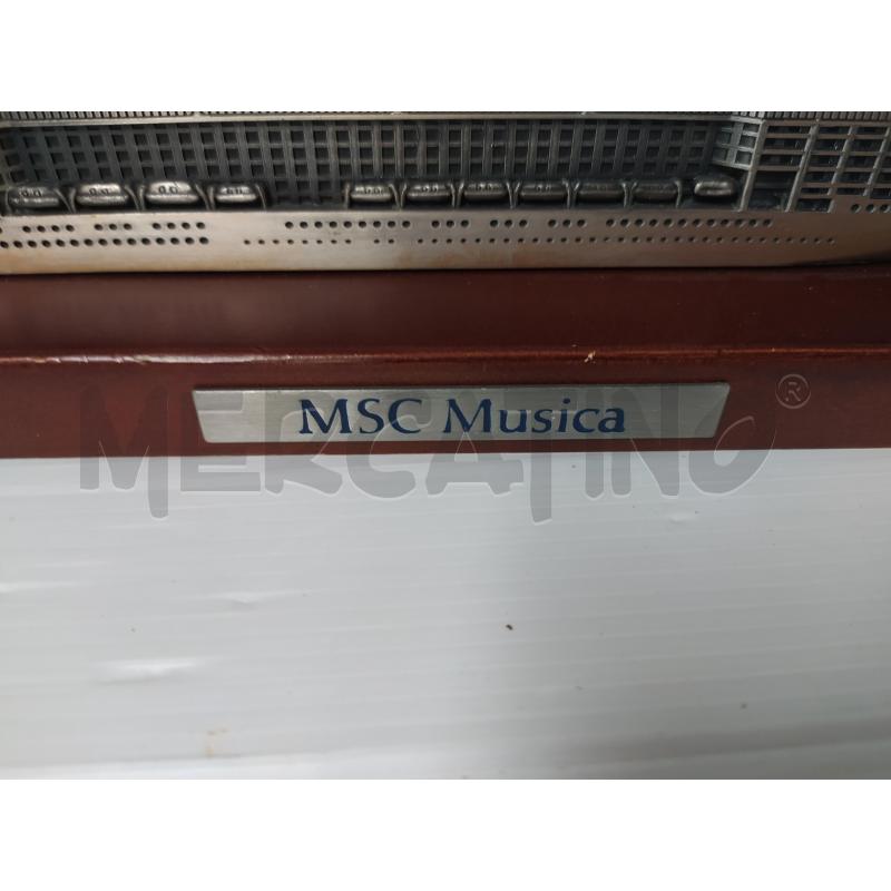 MODELLINO NAVE MSC MUSICA | Mercatino dell'Usato Acerra 2