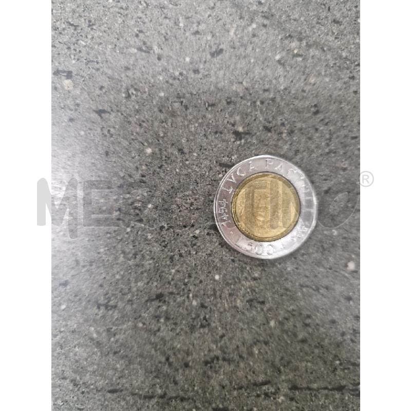 MONETA 500 LIRE LUCA PACIOLI CON ERRORE | Mercatino dell'Usato Acerra 1