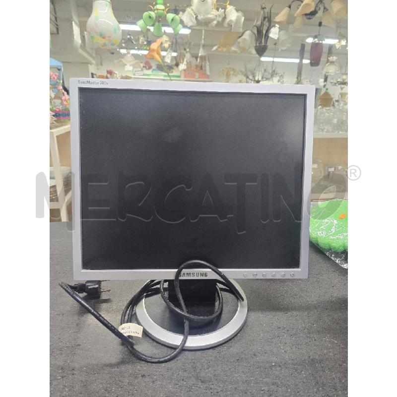 MONITOR SAMSUNG GRIGIO | Mercatino dell'Usato Acerra 1