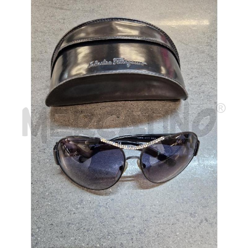 OCCHIALI DONNA NERO STRASS SALVATORE FERRAGAMO | Mercatino dell'Usato Acerra 1
