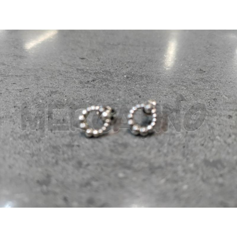 ORECCHINI CERCHIETTO PALLINE SILVER PANDORA | Mercatino dell'Usato Acerra 1