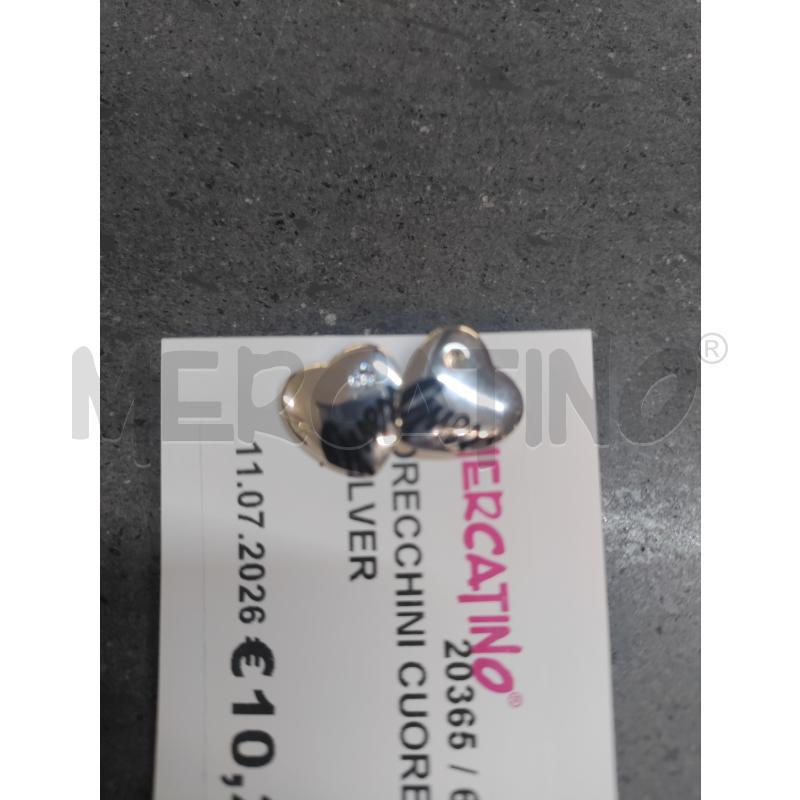 ORECCHINI CUORE GUESS SILVER | Mercatino dell'Usato Acerra 1