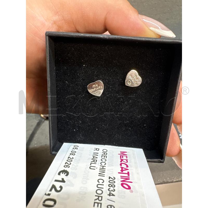 ORECCHINI CUORE SILVER MARLÙ  | Mercatino dell'Usato Acerra 2