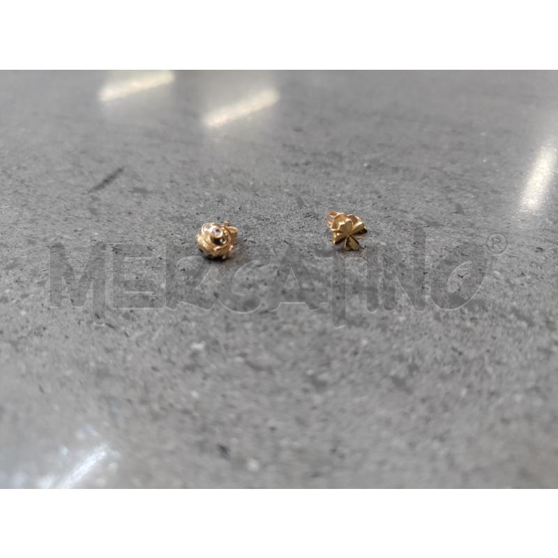 ORECCHINI PANDORA QUADRIFOGLIO COCCINELLA DORATO | Mercatino dell'Usato Acerra 1