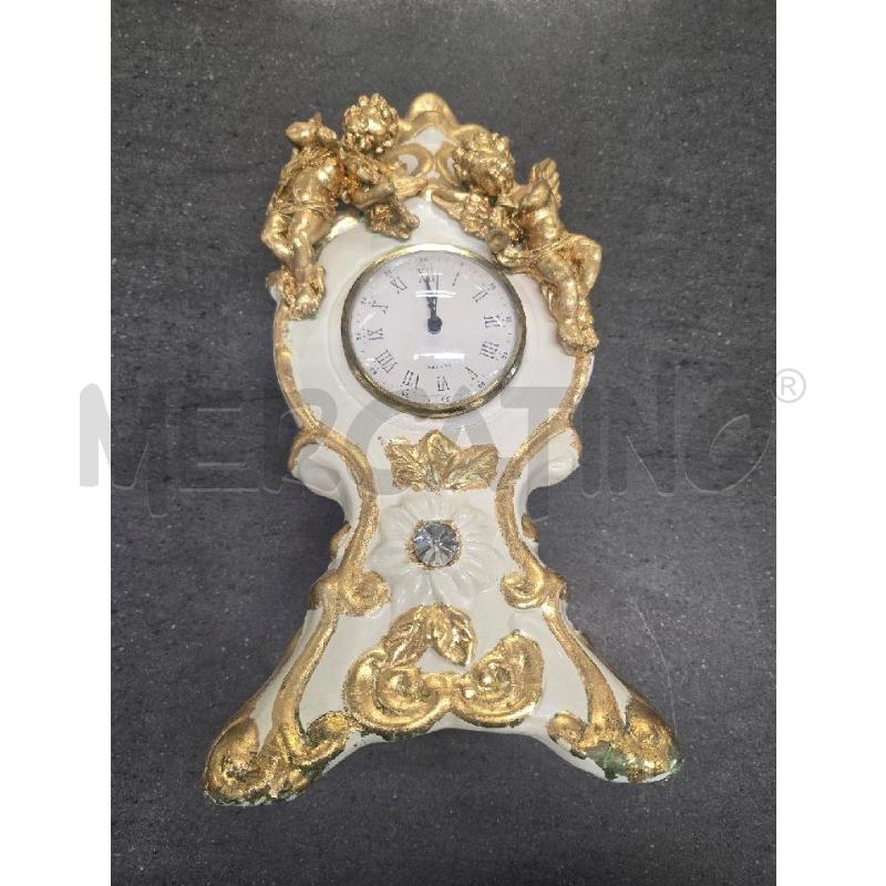 OROLOGIO BIANCO DORATO ANGIOLETTI | Mercatino dell'Usato Acerra 1