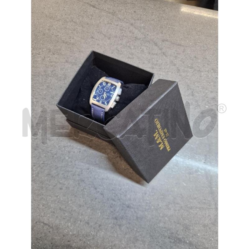 OROLOGIO DA POLSO BLU ACCIAIO M&M | Mercatino dell'Usato Acerra 1