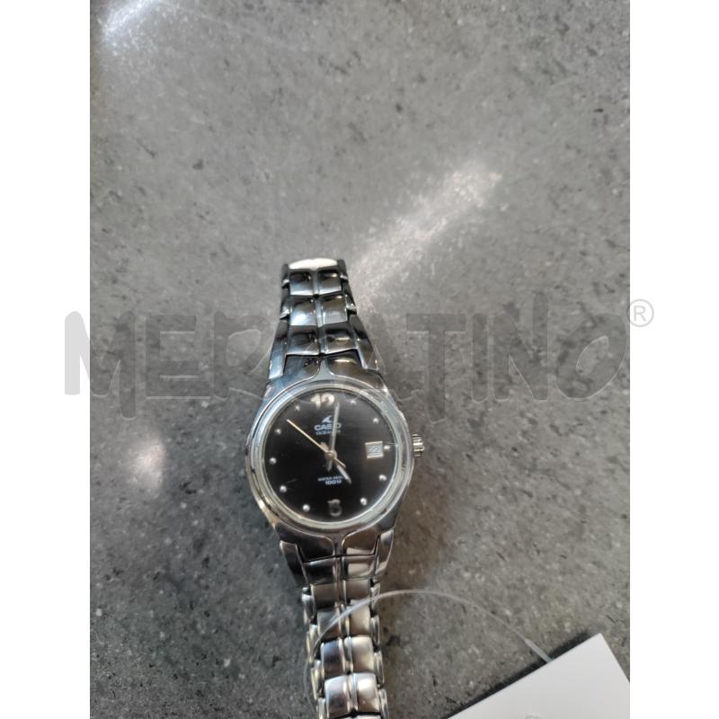 OROLOGIO DA POLSO CASIO SILVER NERO | Mercatino dell'Usato Acerra 2