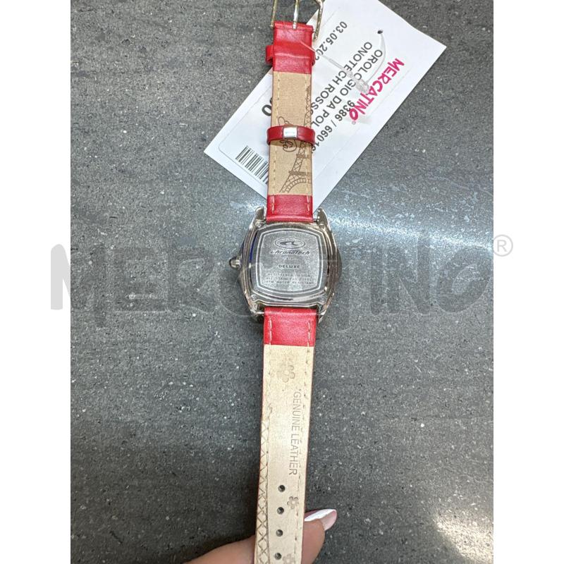OROLOGIO DA POLSO CHRONOTECH ROSSO | Mercatino dell'Usato Acerra 3