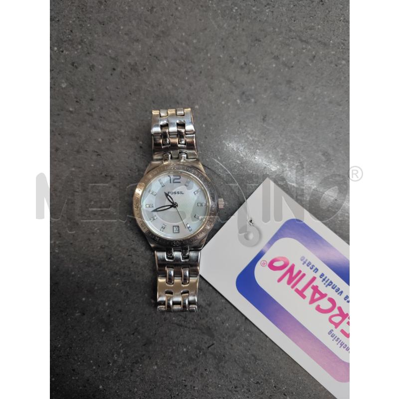 OROLOGIO DA POLSO FOSSIL SILVER  STRASS INTERNI | Mercatino dell'Usato Acerra 1