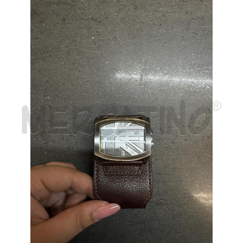 OROLOGIO DA POLSO GUESS CINTURINO MARRONE GRIGIO | Mercatino dell'Usato Acerra 2