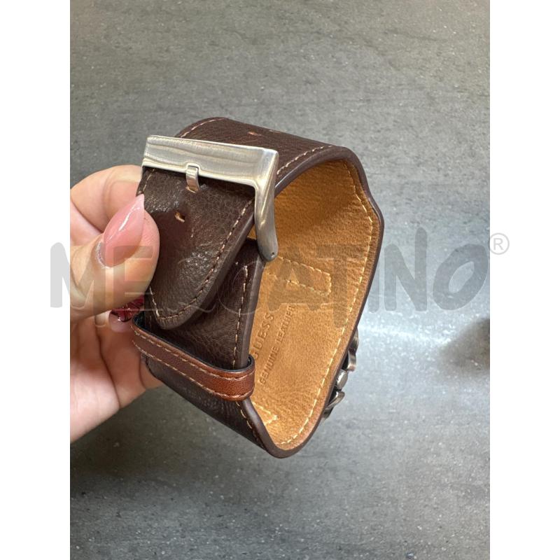 OROLOGIO DA POLSO GUESS CINTURINO MARRONE GRIGIO | Mercatino dell'Usato Acerra 3