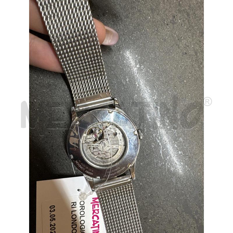 OROLOGIO DA POLSO HENRI LONDON AUTOMATICO | Mercatino dell'Usato Acerra 3