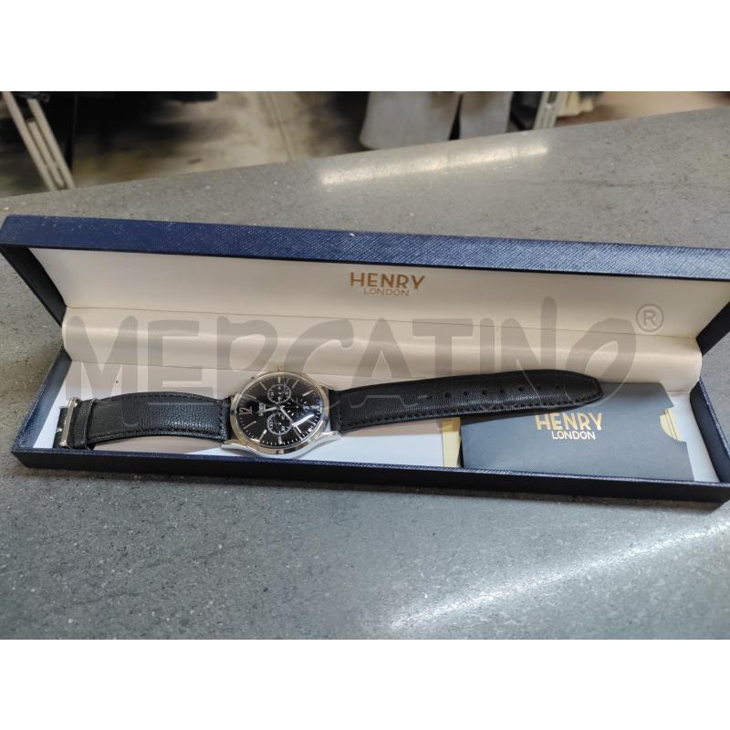 OROLOGIO DA POLSO HENRY LONDON NERO | Mercatino dell'Usato Acerra 1
