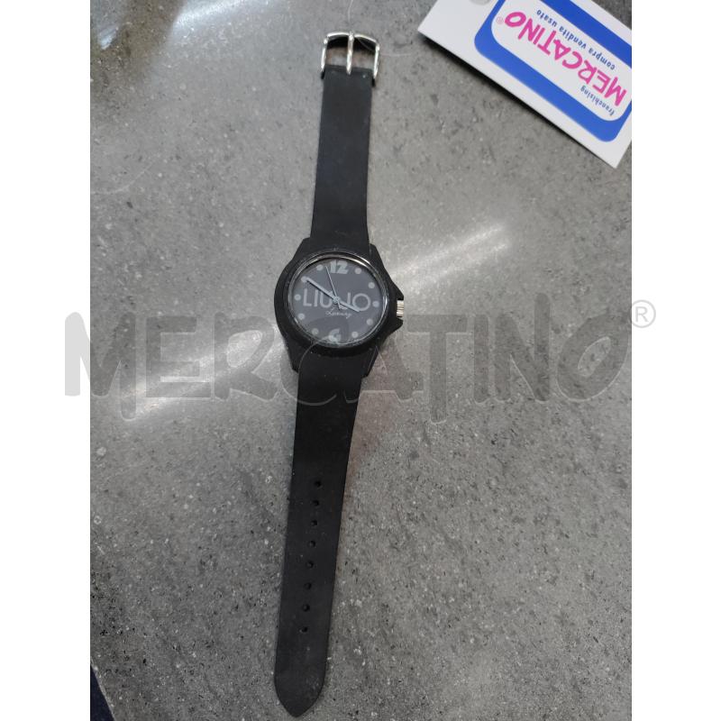OROLOGIO DA POLSO LIUJO NERO CINTURINO PLASTICA | Mercatino dell'Usato Acerra 1