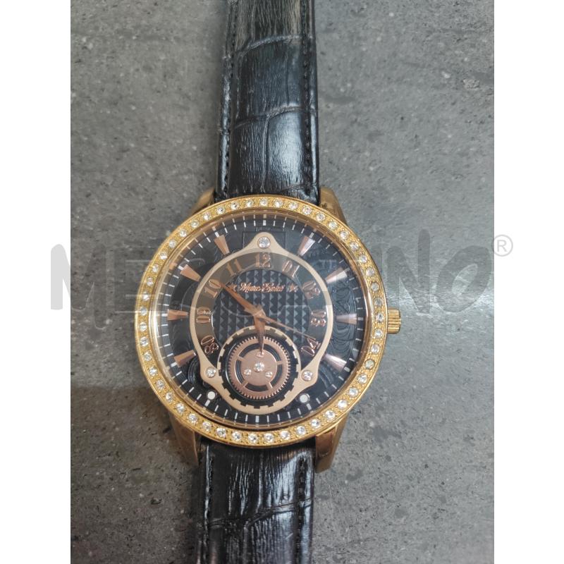OROLOGIO DA POLSO MARC ECKO NERO DORATO CON STRASS | Mercatino dell'Usato Acerra 2