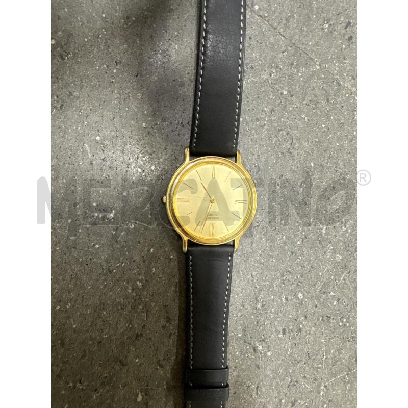 OROLOGIO DA POLSO NERO DORATO SEIKO QUARTZ | Mercatino dell'Usato Acerra 1