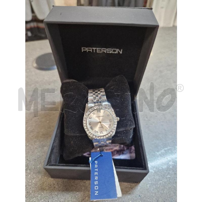OROLOGIO DA POLSO PATERSON ACCIAIO STRASS  | Mercatino dell'Usato Acerra 1