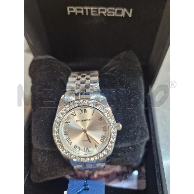 OROLOGIO DA POLSO PATERSON ACCIAIO STRASS  | Mercatino dell'Usato Acerra 2