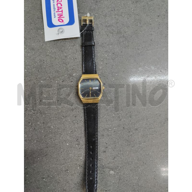 OROLOGIO DA POLSO SEIKO NERO DORATO | Mercatino dell'Usato Acerra 1