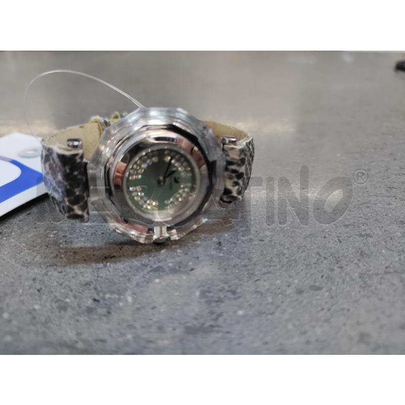 OROLOGIO DA POLSO SWAROVSKI VERDE SILVER CON STRASS | Mercatino dell'Usato Acerra 1