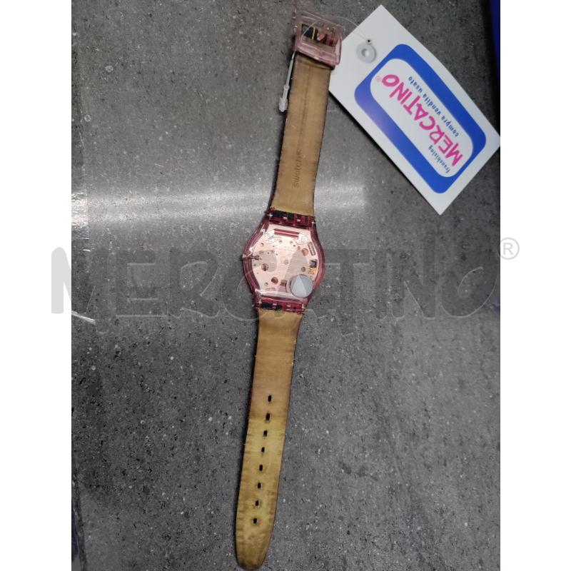 OROLOGIO DA POLSO SWATCH ROSSO NERO | Mercatino dell'Usato Acerra 2