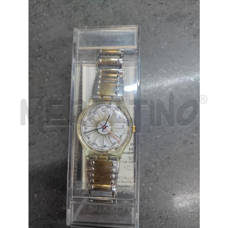 OROLOGIO DA POLSO SWATCH SWISS DORATO SILVER  | Mercatino dell'Usato Acerra 1