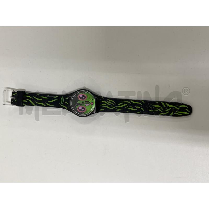 OROLOGIO DA POLSO SWATCH SWISS NERO VERDE | Mercatino dell'Usato Acerra