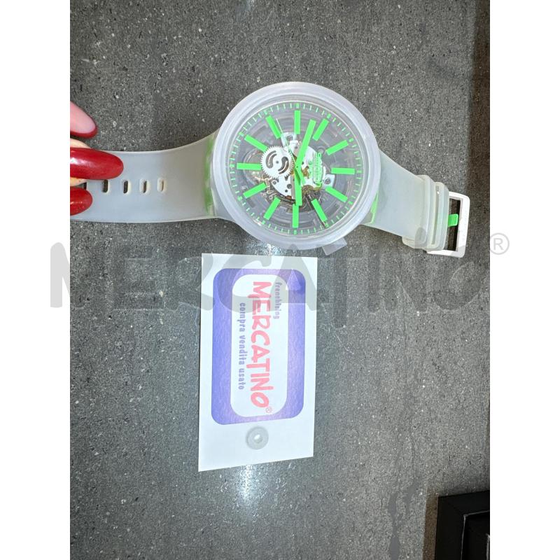 OROLOGIO DA POLSO SWATCH TRASPARENTE VERDE | Mercatino dell'Usato Acerra 1