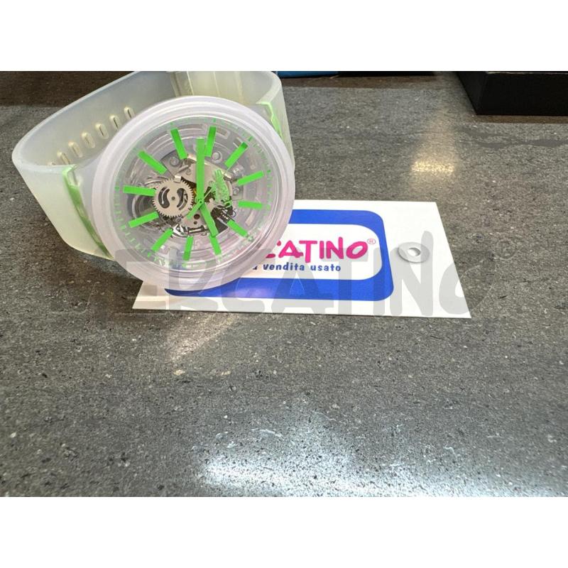 OROLOGIO DA POLSO SWATCH TRASPARENTE VERDE | Mercatino dell'Usato Acerra 2
