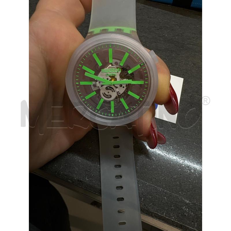 OROLOGIO DA POLSO SWATCH TRASPARENTE VERDE | Mercatino dell'Usato Acerra 3