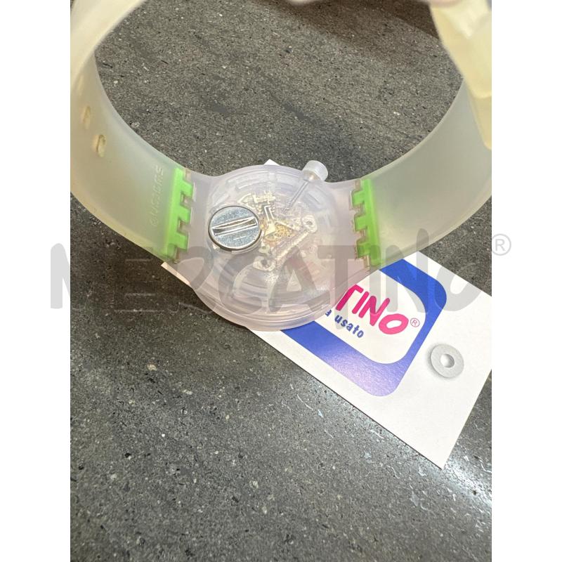 OROLOGIO DA POLSO SWATCH TRASPARENTE VERDE | Mercatino dell'Usato Acerra 4